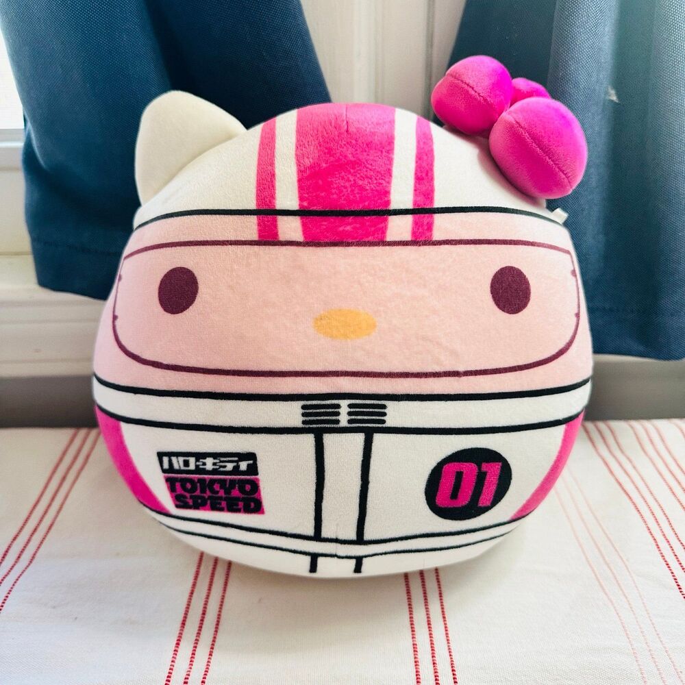 2023 Sanrio Hello Kitty Racing Squish-mallow Plush White